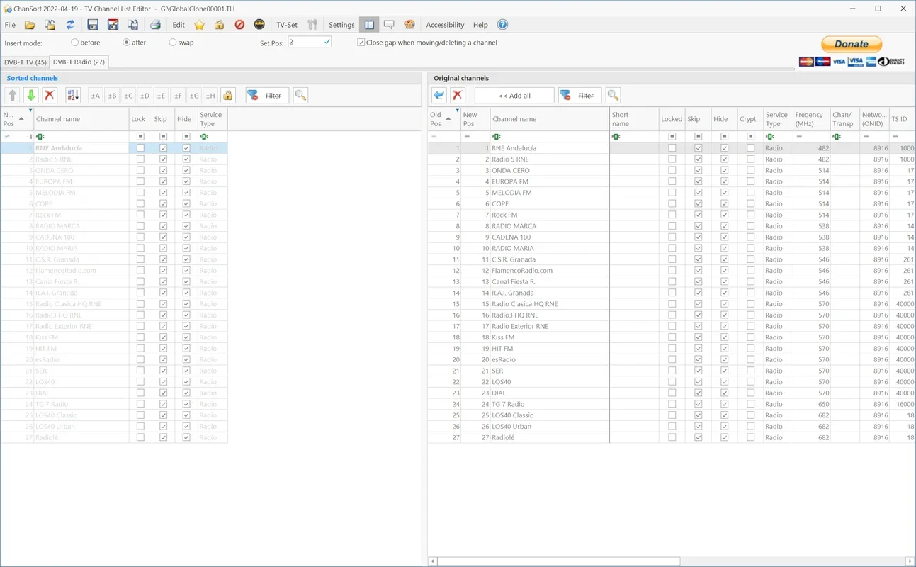 ChanSort for Windows - Simplify Channel Management