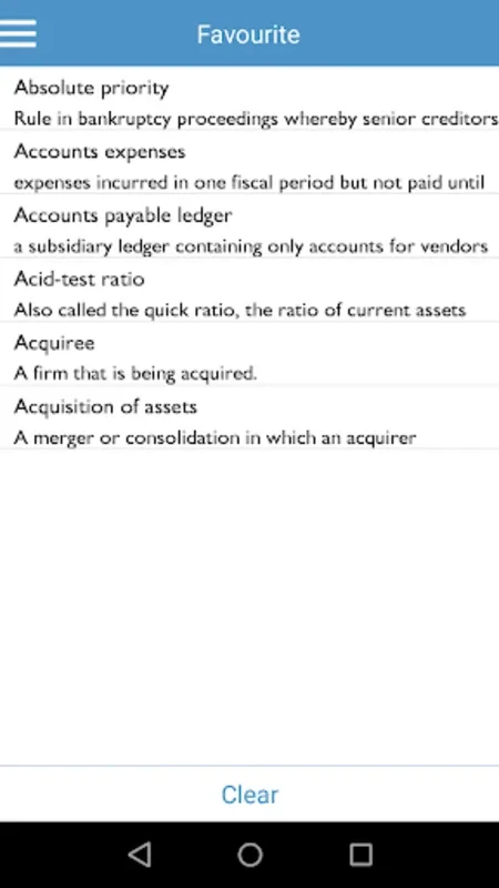 Accounting Dictionary for Android: Comprehensive Terms & Features