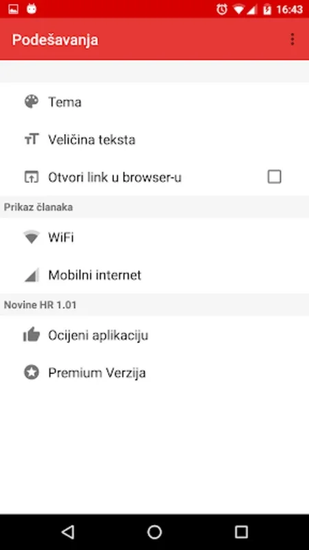 Novine Hrvatska for Android: Diverse News at Your Fingertips