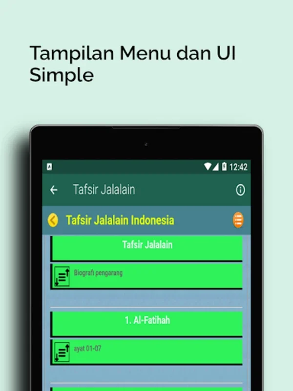 Tafsir Jalalain Terjemahan for Android - Enrich Your Islamic Learning