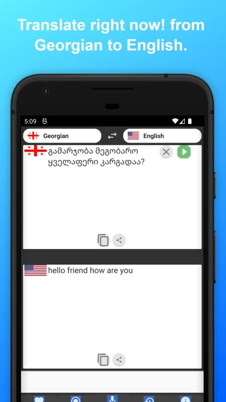 English to Georgian Translator for Android - Seamless Language Conversion