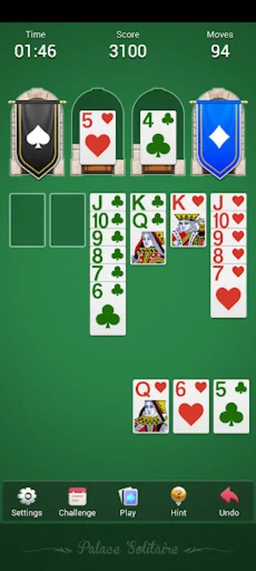 Palace Solitaire - Card Games for Android - No Downloading Needed