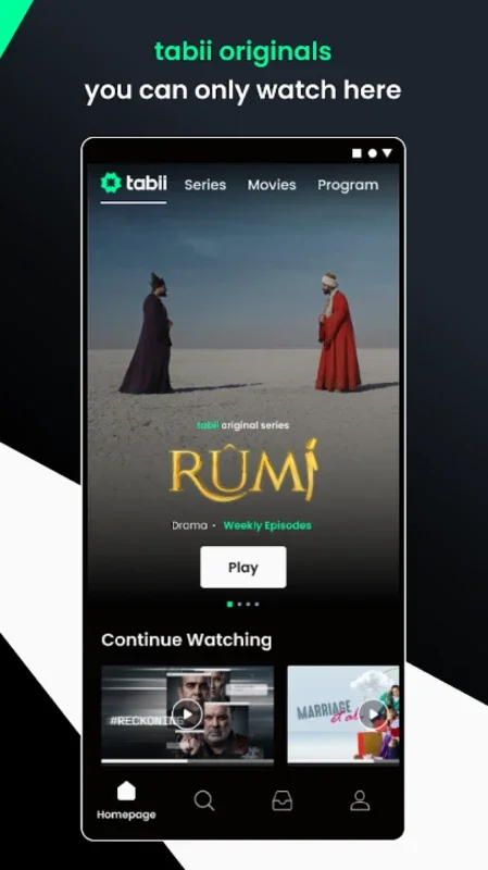 tabii for Android: Turkish Content Streaming