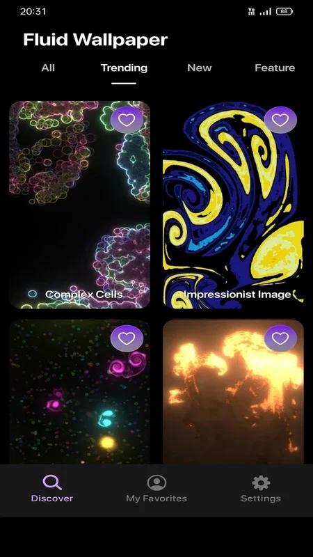 Magic Fluid Wallpaper for Android - Interactive Wallpapers