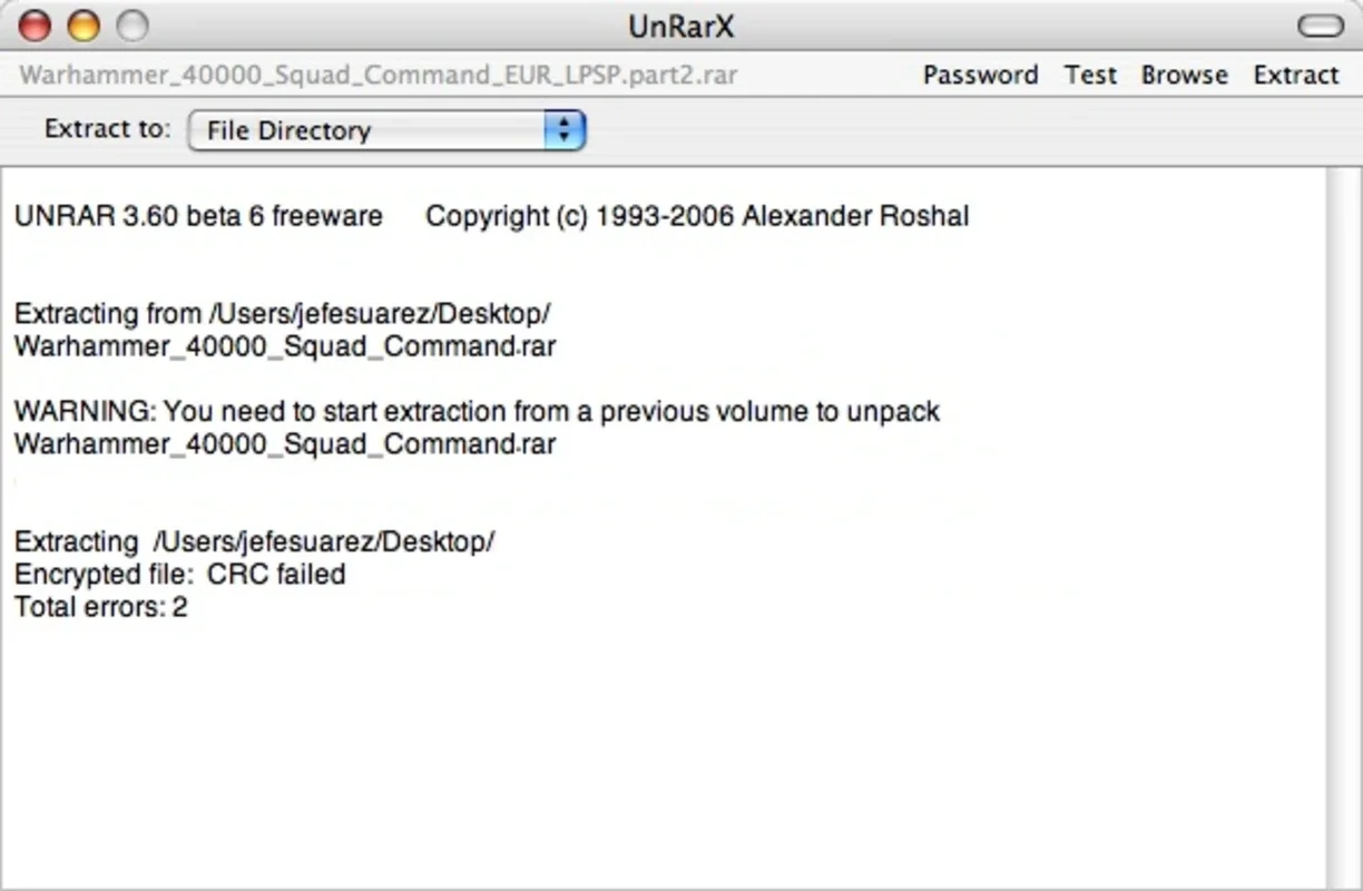 UnRarX for Mac - Decompress RAR Files Effortlessly