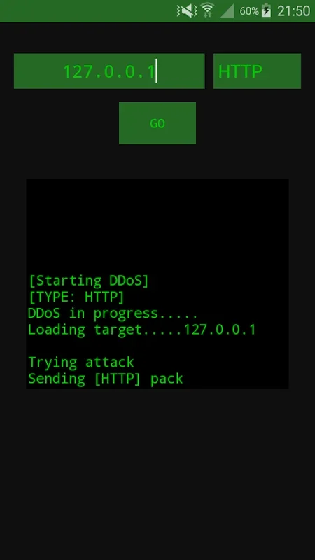 DDoS Attacker Simulator for Android - Simulate Attacks