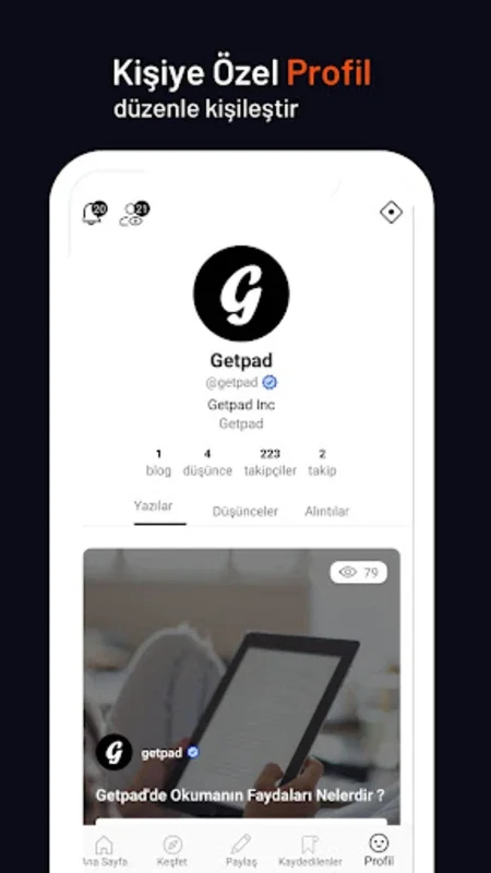 Getpad - Blog Makale Yaz Oku for Android - Download the APK