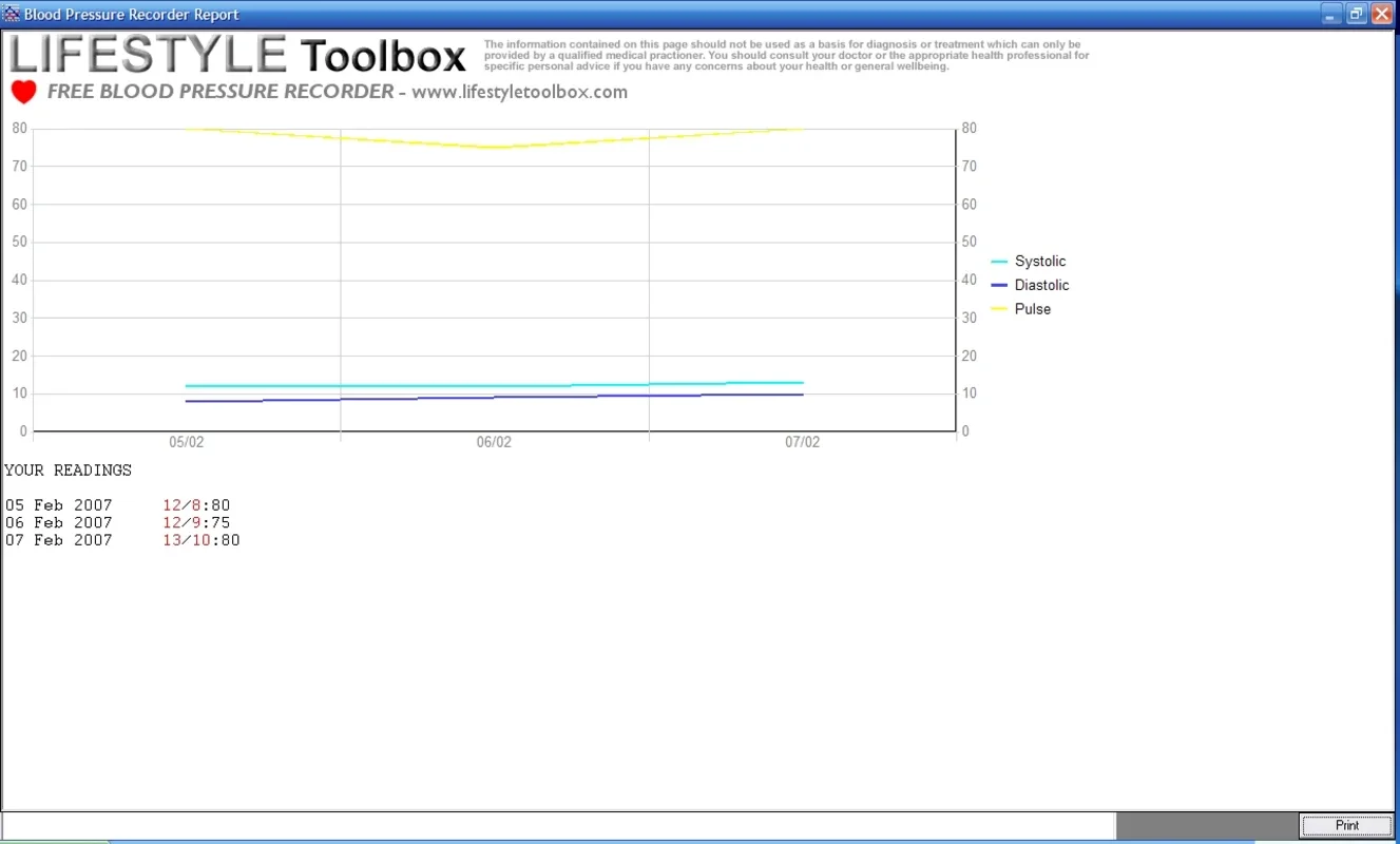 Blood Pressure Recorder for Windows - Monitor Your Health