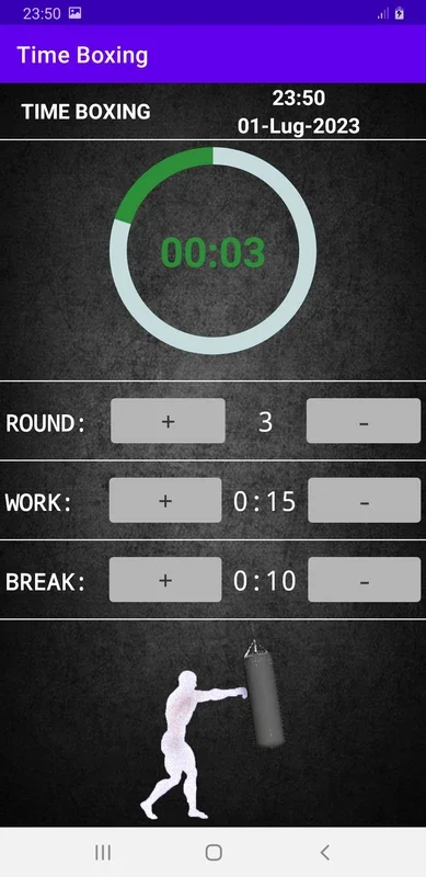 Time Boxing for Android: Manage Martial Arts Time