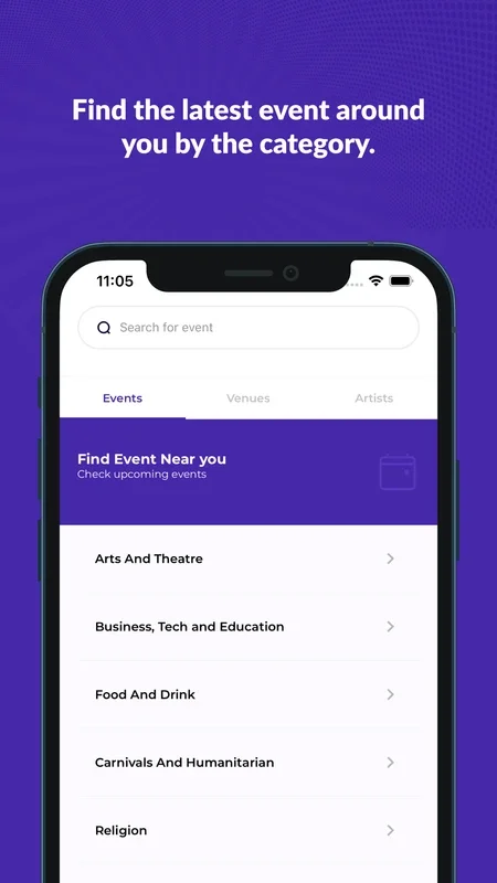 Mahive for Android - Discover and Manage Events