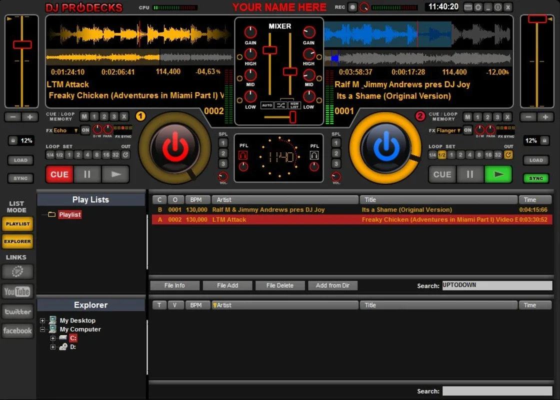 DJ ProDecks: Free Virtual DJ Software for Windows