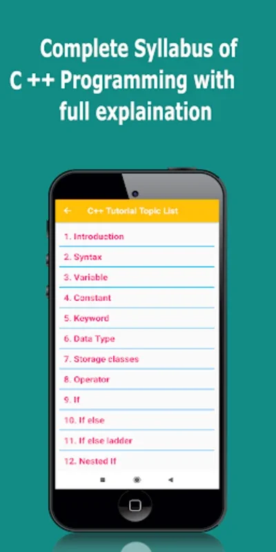 C++ Programming App for Android - Enhance Your Skills
