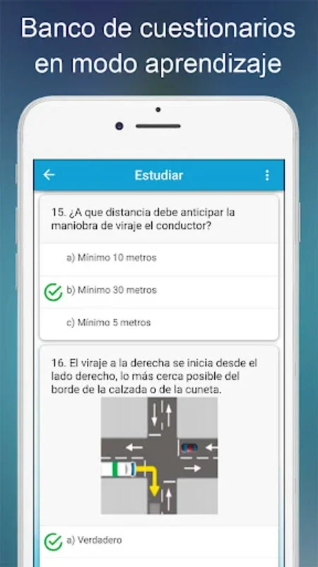 Examen de conducir Chile for Android - Comprehensive Prep