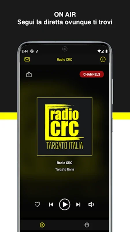 RADIO C.R.C. Targato Italia for Android - Immerse in Neapolitan Music