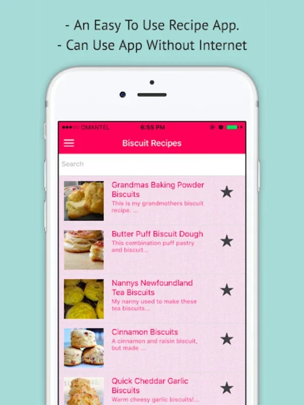 Biscuit Recipes for Android: Diverse Baking Ideas