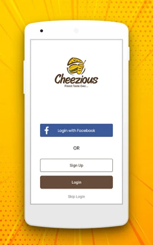 Cheezious for Android - Savor Delicious Meals at Your Doorstep