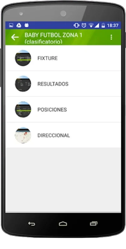 Liga BA for Android - Engaging Sports Experience