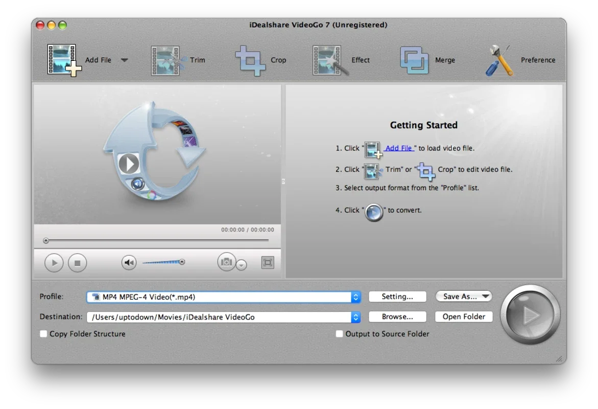 iDealshare VideoGo for Mac - Powerful Audio/Video Editing