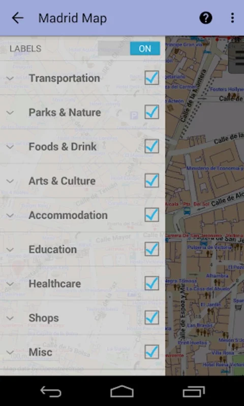 Madrid Offline City Map Lite for Android - Seamless Navigation