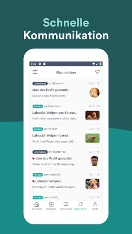 DeineTierwelt for Android - Connect with German Animal Platform