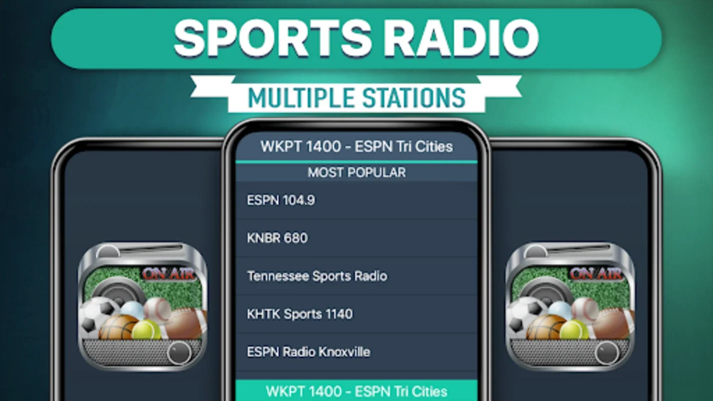 Sports Radio Favorites for Android - Stream Diverse Sports Radio