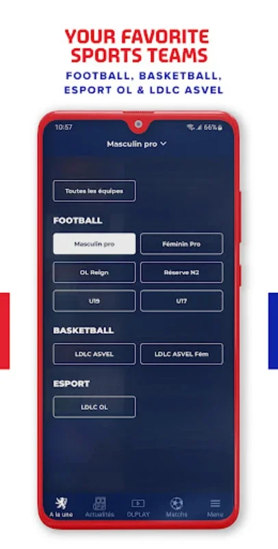 OL for Android - Stay Connected with Olympique Lyonnais