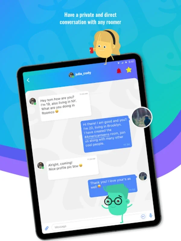 Roomco: chat rooms, date, fun for Android - Connect Globally