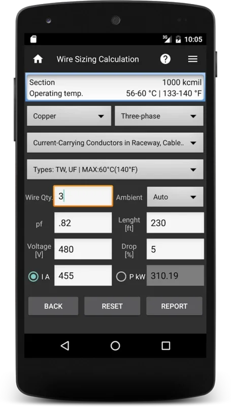 Mobile Electrician for Android - Simplify Electrical Calculations