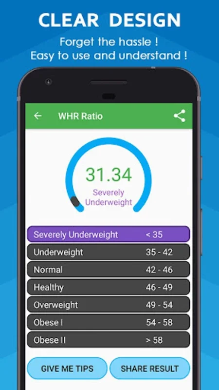 BMI Calculator & WHR Ratio for Android - Track Health Easily