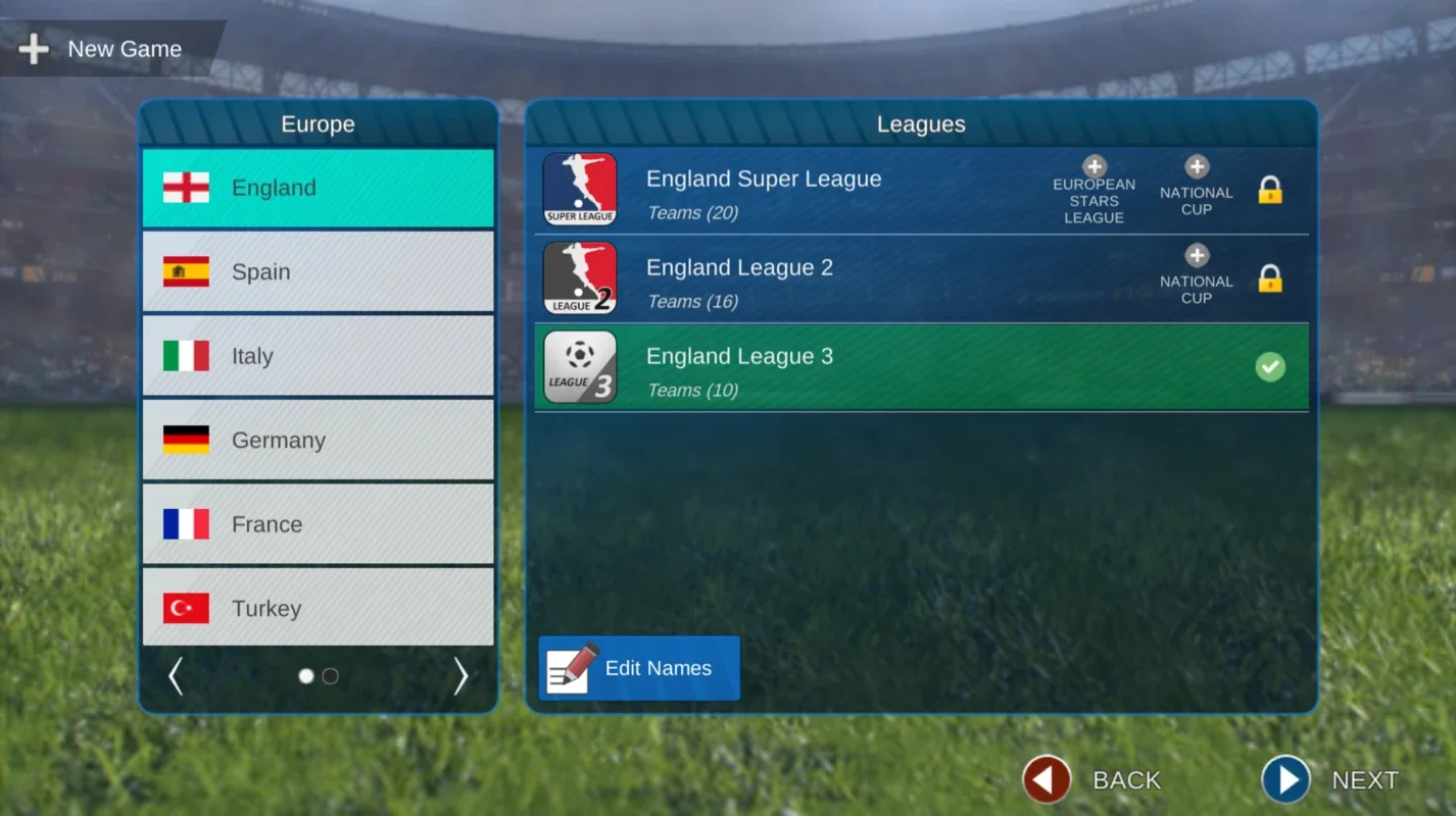 Pro League Soccer for Android - Thrilling Soccer Experience