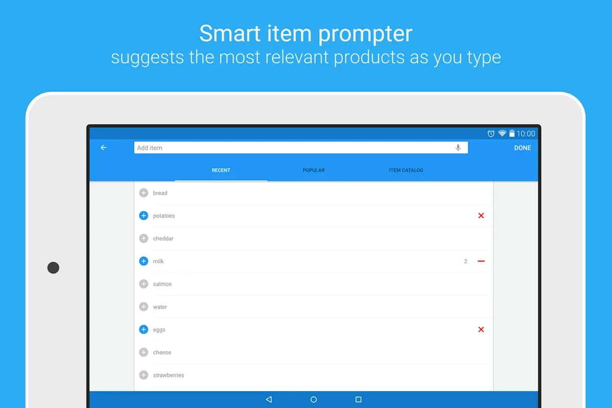 Listonic for Android - A Great Grocery List and Planning App