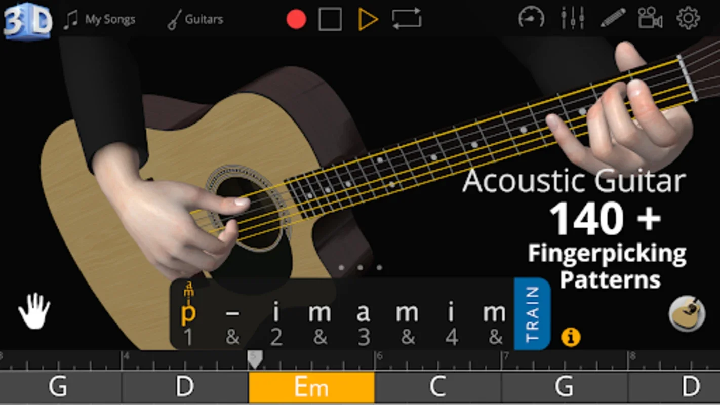 Guitar 3D-Studio by Polygonium for Android - Transform Your Guitar Skills