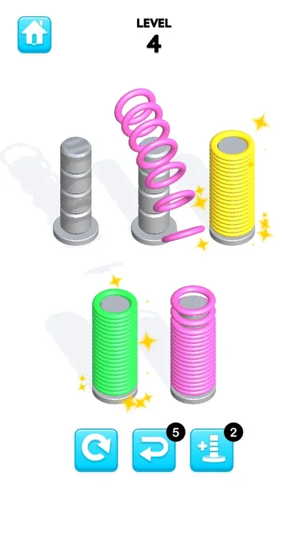 Slinky Sort Puzzle for Android - Sort Rings by Color