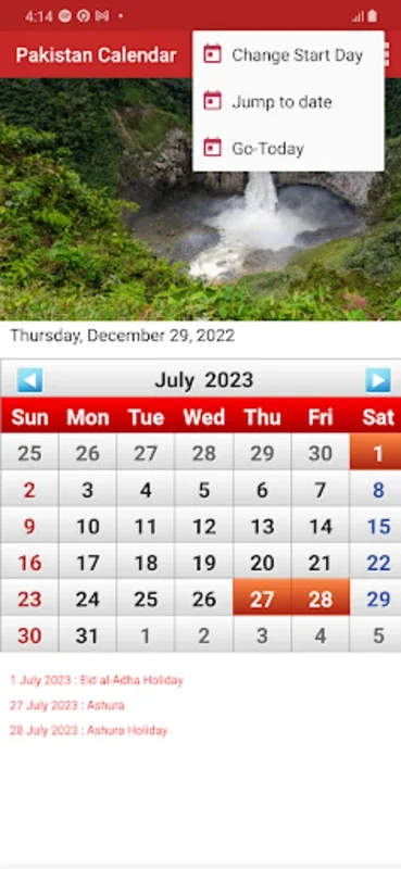 Pakistan Calendar 2023 for Android: Customize & Track