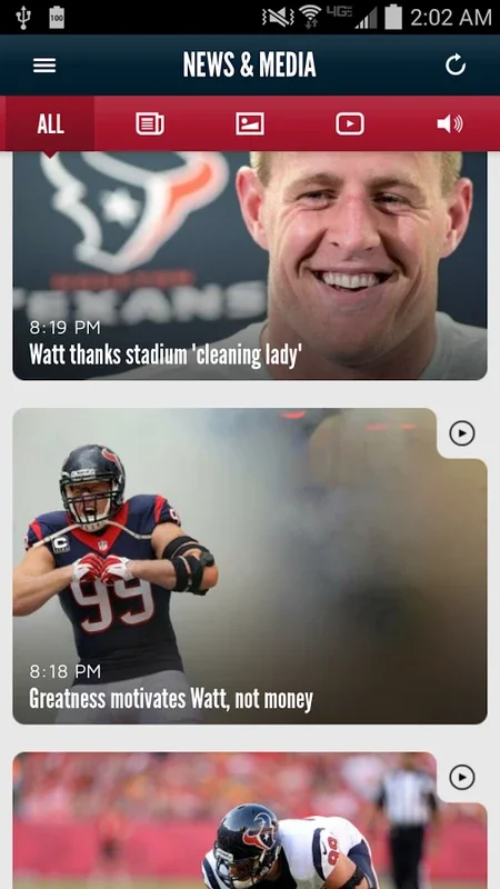 Texans for Android - Stay Connected to Your Team