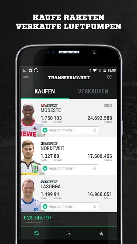 KICKBASE for Android: Engaging Football App