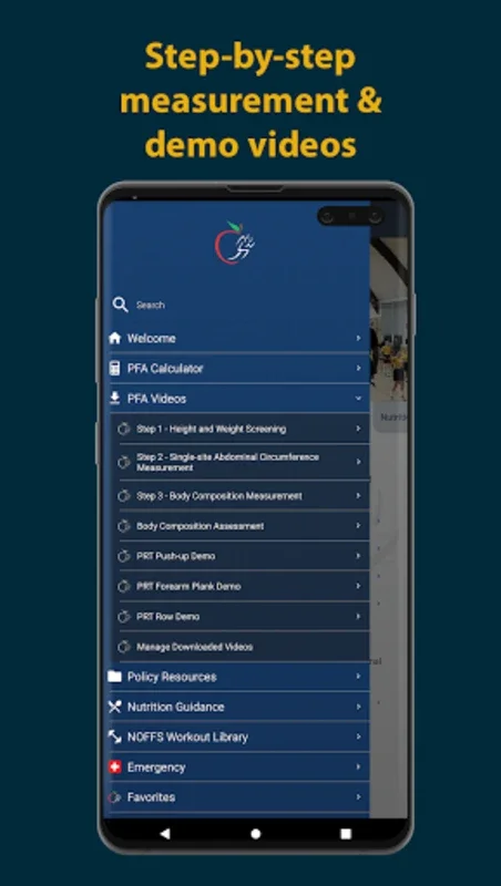 Official Navy PFA for Android: Comprehensive Fitness App