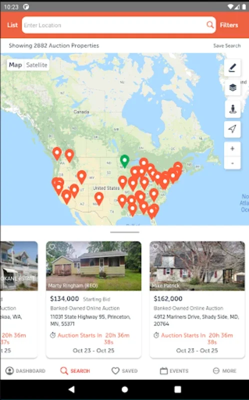 Xome Auction for Android - Bid on Real Estate Auctions