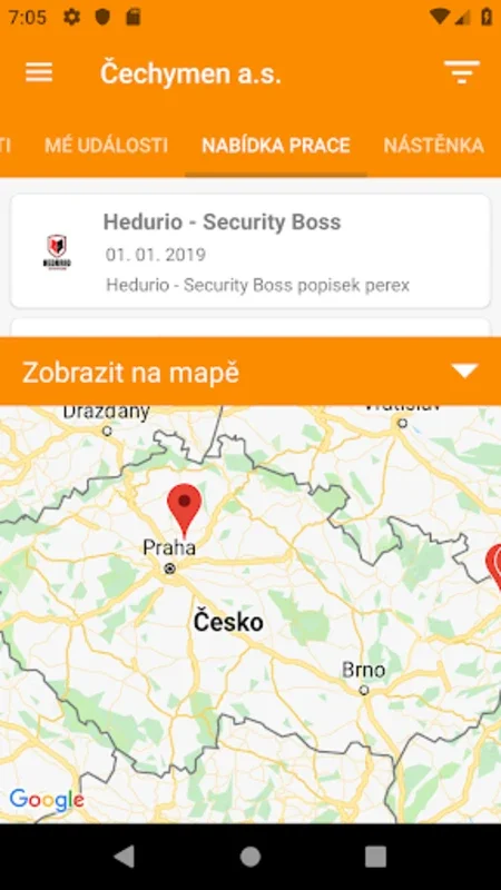 Hedurio for Android: Connect to Festival Jobs in Czech Republic