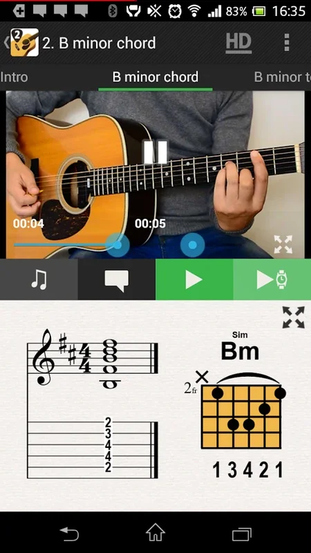 Guitar Lessons #2 LITE for Android - Learn Easily