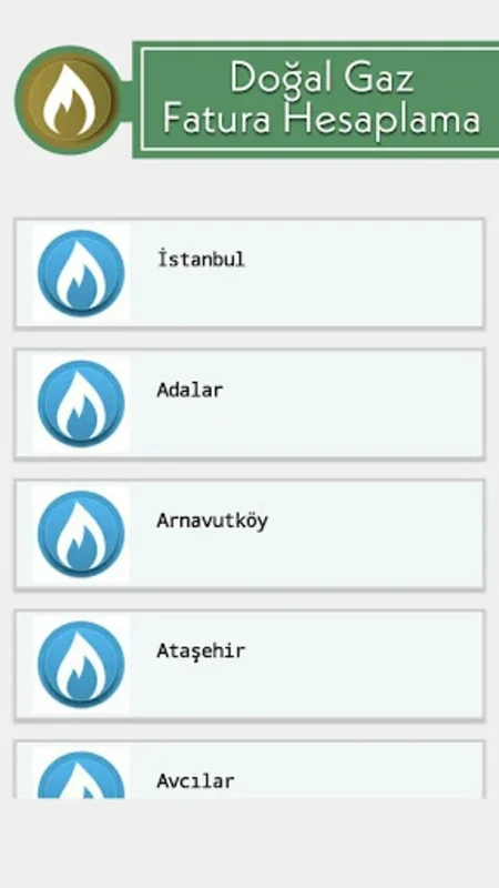 Doğalgaz Fatura for Android - Manage Energy Costs