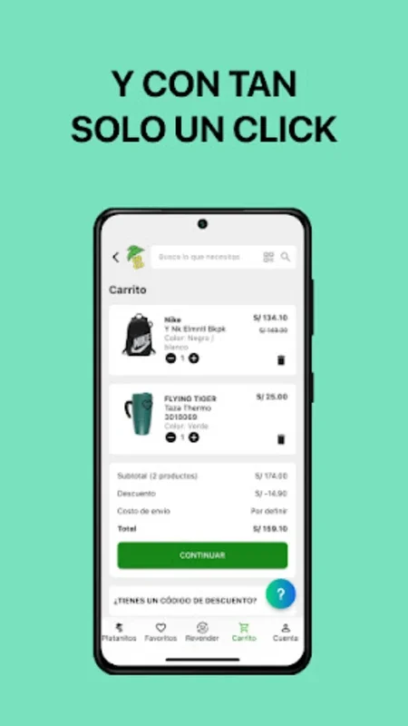 Platanitos for Android - Seamless Shopping Experience