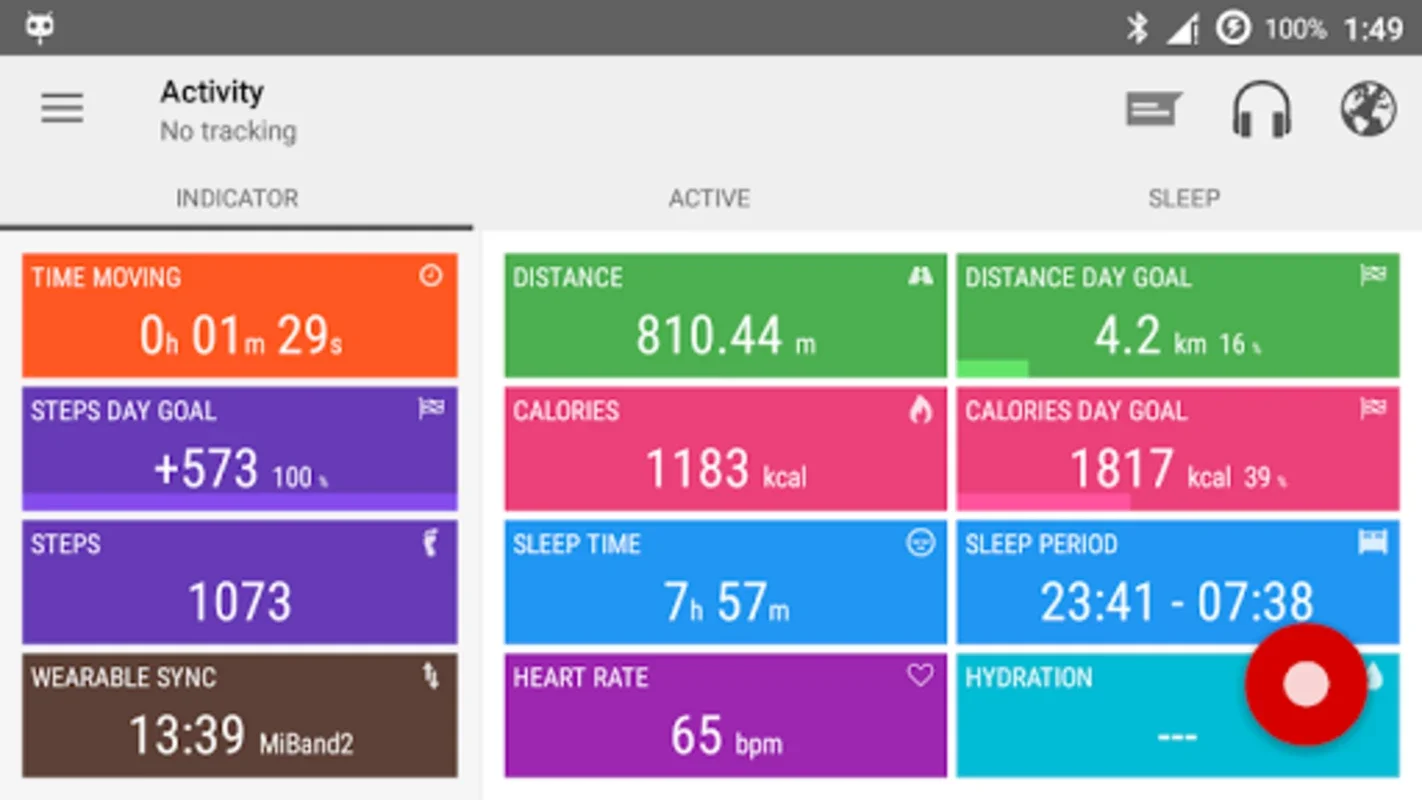 Gliderun for Android: Comprehensive Fitness Tracking