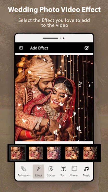 Wedding Photo Video Effect for Android - Create Personalized Videos