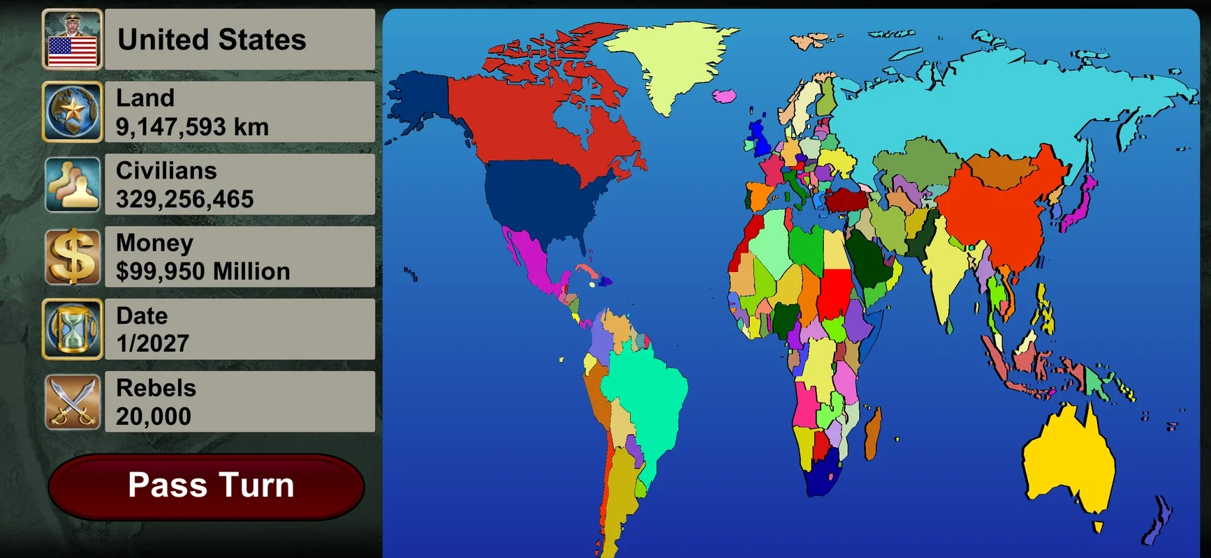 World Empire 2027 for Android - Build Your Global Empire