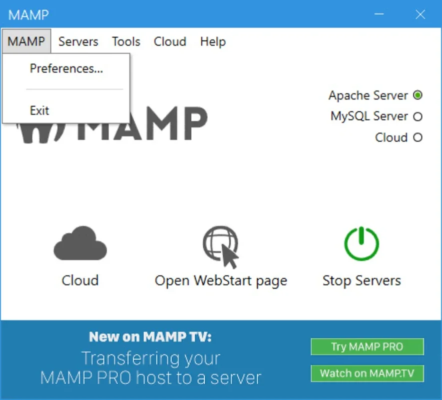 MAMP for Windows - Simplify Web Development