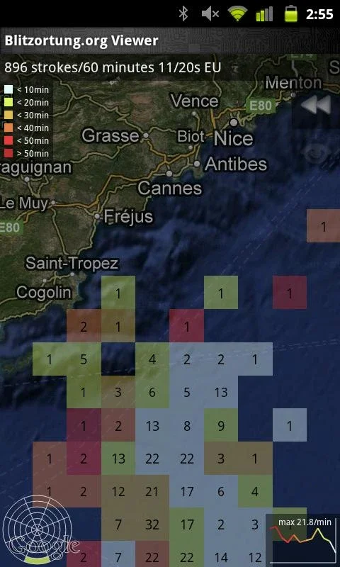 Blitzortung Lightning Monitor for Android: Real-Time Lightning Tracking