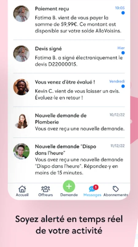 AlloVoisins for Android - Connect with Local Services Easily