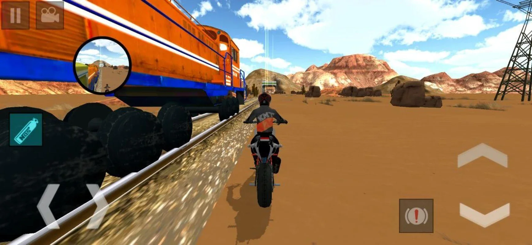 Bike vs. Train on Android: Outrun Trains with Your Bike