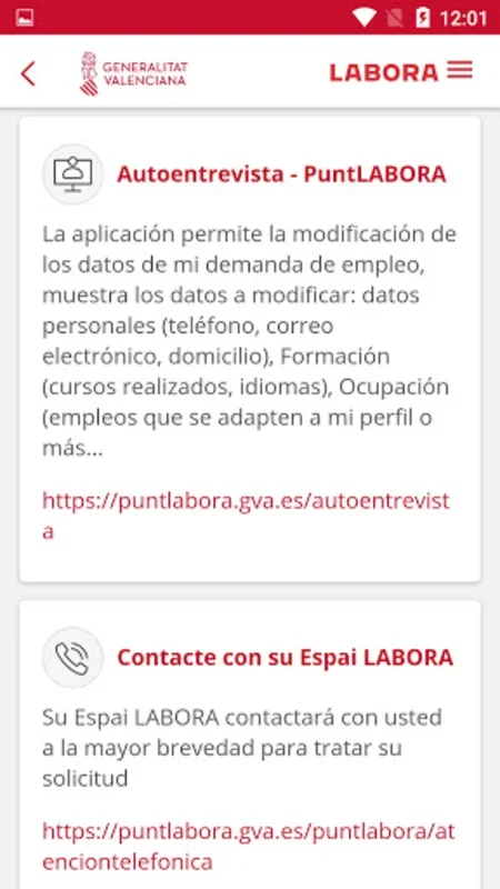 GVA PuntLABORA for Android - Empowering Job Search